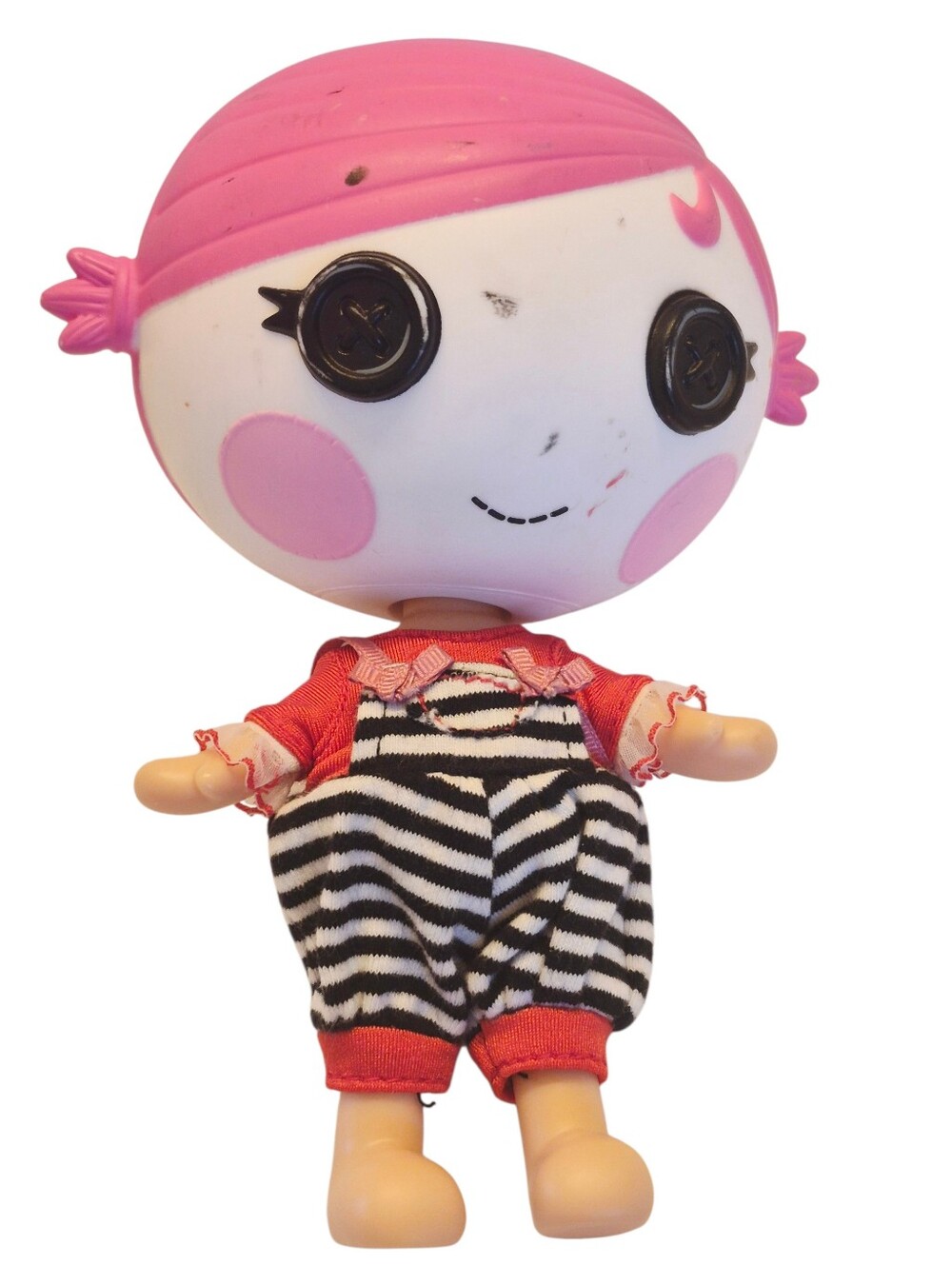 Lalaloopsy Littles Sherri Charades Doll Charlotte Sister Mime Pink Hair 7”